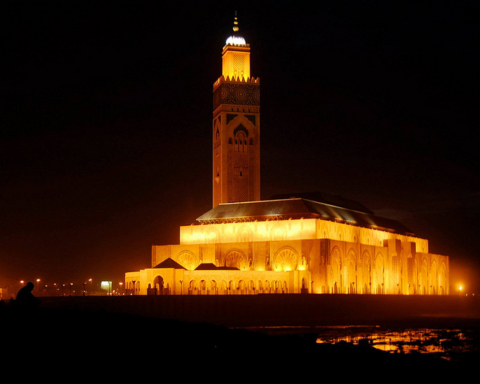 Maroc Mosque soir