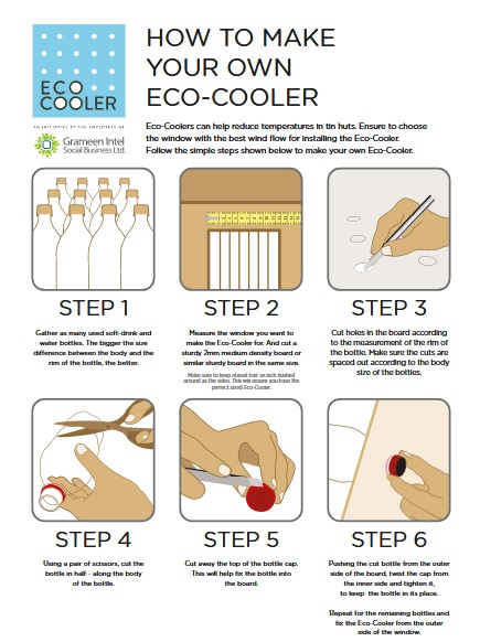 eco cooler using plastic bottles